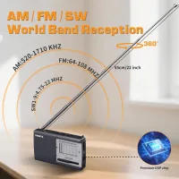 XHDATA D-219 Taşınabilir Radyo FM/AM/Kısa Dalga