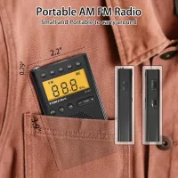 TOMASHI AM/FM Portatif Cep Radyosu