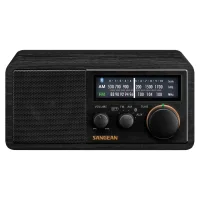 Sangean SG-118 radyo önden yakın çekim, ayar düğmeleri