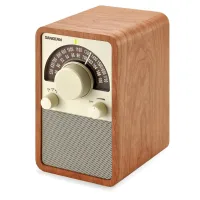 Sangean WR-15 ceviz radyo çapraz açıdan