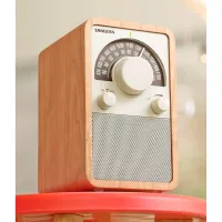 Sangean WR-15 ceviz radyo arka bağlantılar