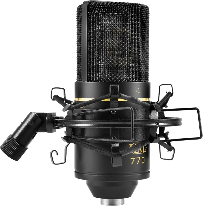 MXL 770 Kardioid Kondenser Stüdyo Mikrofonu (Siyah)