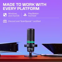 HyperX DuoCast USB-C bağlantı detayı
