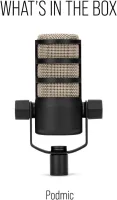 Rode PodMic Yayın Mikrofonu XLR Kardioid Dinamik Podcast Mikrofonu
